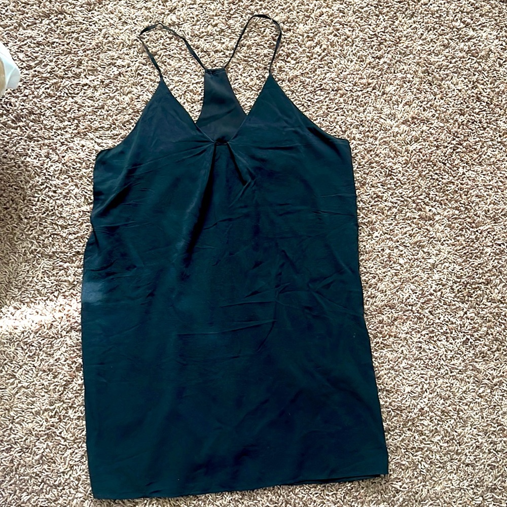 ALICE + OLIVIA black strappy blouse